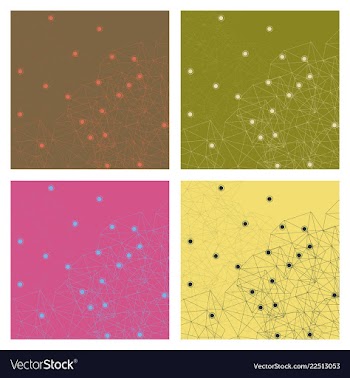 Set of genetic engineering nanotechnology medical vector image