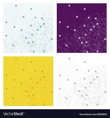 Set of genetic engineering nanotechnology medical vector image