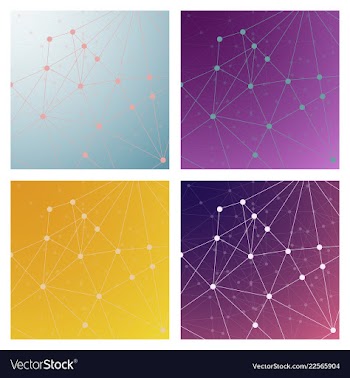 Set of genetic engineering nanotechnology medical vector image