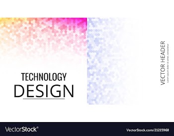 Set of geometric pattern abstract background vector image