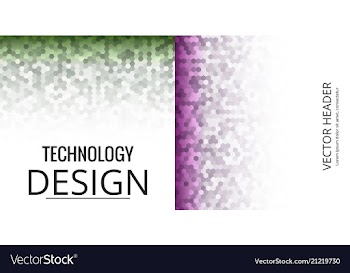 Set of geometric pattern abstract background vector image