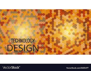 Set of geometric pattern abstract background vector image