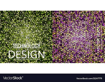 Set of geometric pattern abstract background vector image