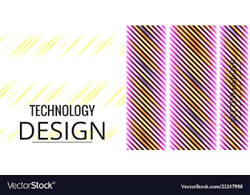 Set of geometric pattern abstract background vector image