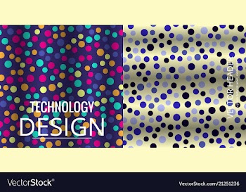 Set of geometric pattern abstract background vector image