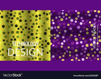 Set of geometric pattern abstract background vector image