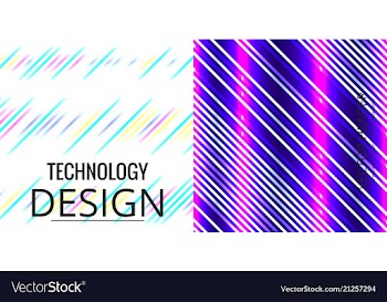 Set of geometric pattern abstract background vector image