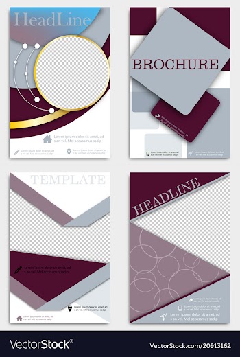 Set of geometric shape diamond abstract templates vector image