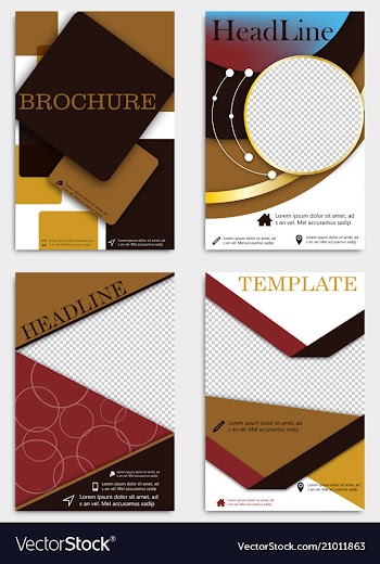 Set of geometric shape diamond abstract templates vector image