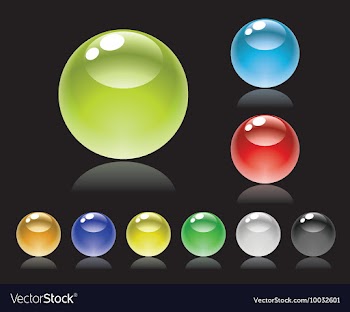 Set of glossy buttons vector image