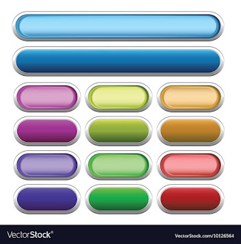Set of glossy buttons vector image