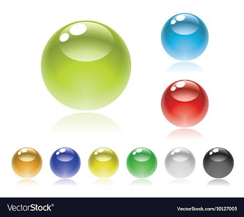 Set of glossy buttons vector image