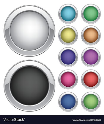 Set of glossy buttons vector image