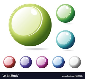 Set of glossy buttons vector image