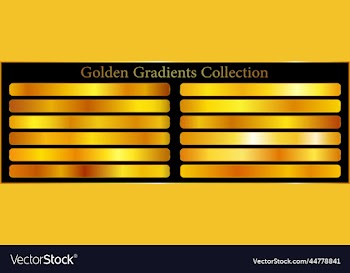 set of gold gradientsgolden gradient templates