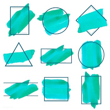 Set of green watercolor banner design vector | Free stock vector - 512878