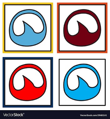 Set of grooveshark for technology and social media vector image