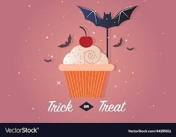 set of halloween cakes