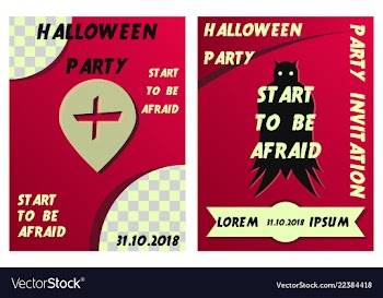 Set of halloween concepts pumpkin and spider web vector image