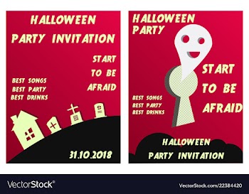 Set of halloween concepts pumpkin and spider web vector image