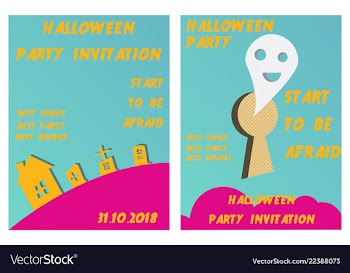 Set of halloween concepts pumpkin and spider web vector image