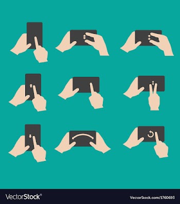  					Set of hand gestures vector&nbsp;image														
