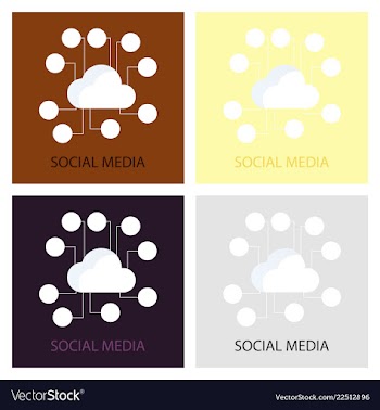 Set of hand like dislike sign icon thumbs up vector image