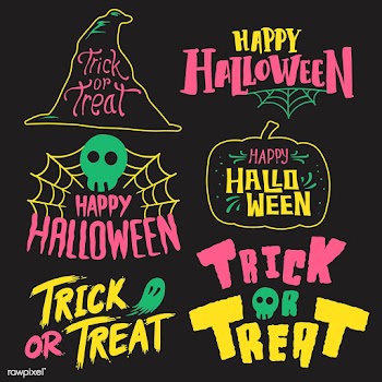 Set of Happy Halloween vectors | Free stock vector - 497028