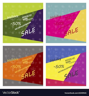 Set of holiday sale calligraphy calligraphic vector image