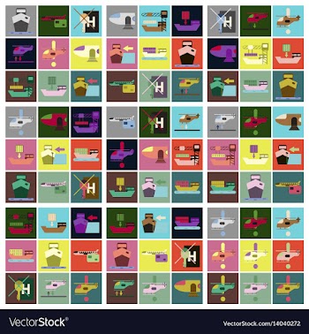 Set of icons in flat design for cargo vector image