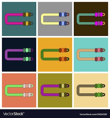 Set of icons in flat design sports expander vector image