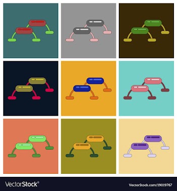 Set of icons in flat design steps for fitness vector image
