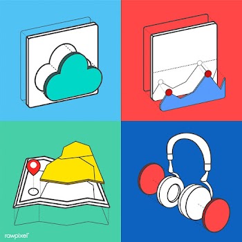 Set of illustration icons | Free stock vector - 24298