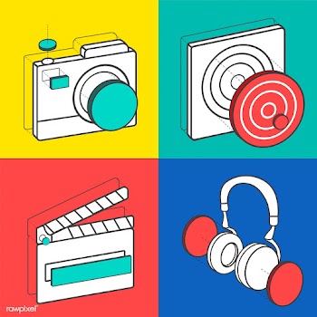 Set of illustration icons | Free stock vector - 50748