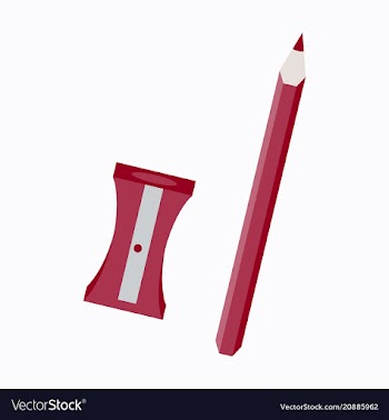 Set of in realistic style sharpened pencil a vector image