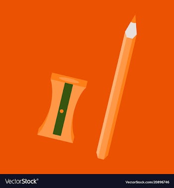 Set of in realistic style sharpened pencil a vector image