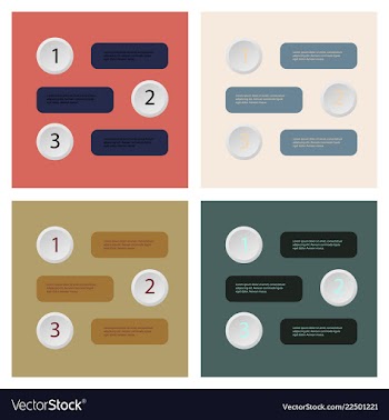 Set of infografics template for your presentation vector image