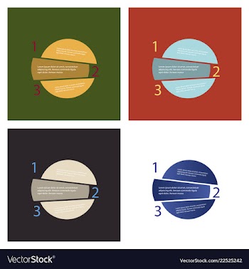 Set of infografics template for your presentation vector image