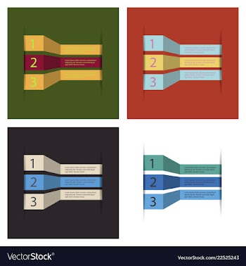 Set of infografics template for your presentation vector image