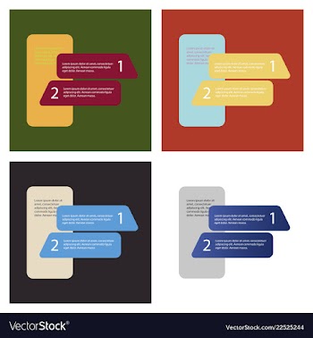 Set of infografics template for your presentation vector image
