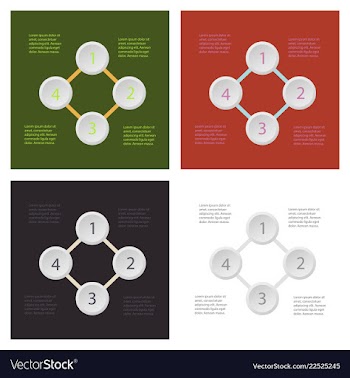Set of infografics template for your presentation vector image