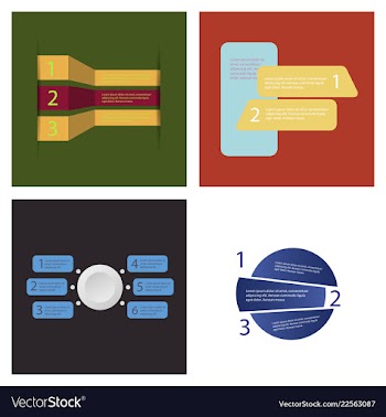Set of infografics template for your presentation vector image