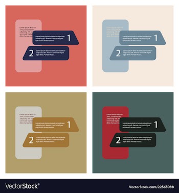 Set of infografics template for your presentation vector image