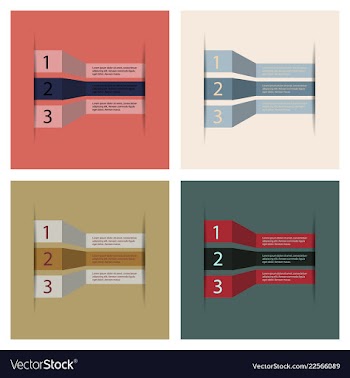 Set of infografics template for your presentation vector image