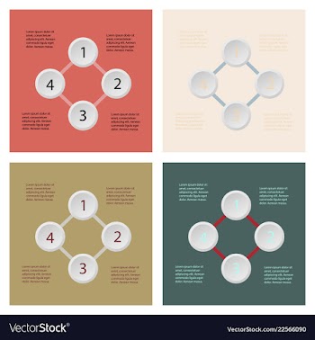 Set of infografics template for your presentation vector image