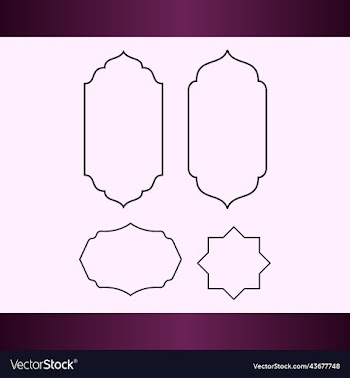 set of islamic shape