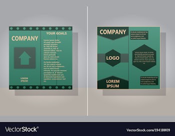 Set of layout background set for art template vector image