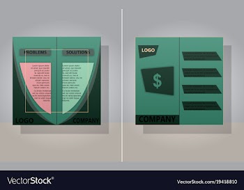 Set of layout background set for art template vector image