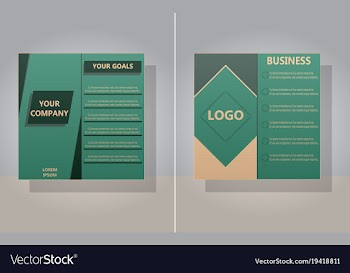 Set of layout background set for art template vector image
