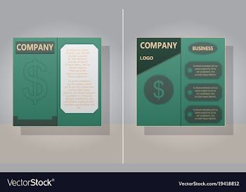 Set of layout background set for art template vector image